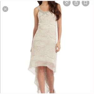 BCBG high low dress with tags
